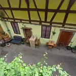 Typique Alsacien Maison Vigneronne 18e Siecle