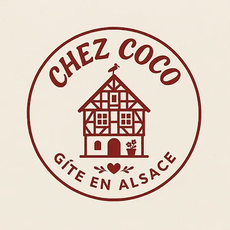 Typique Alsacien Maison Vigneronne 18e Siecle *
